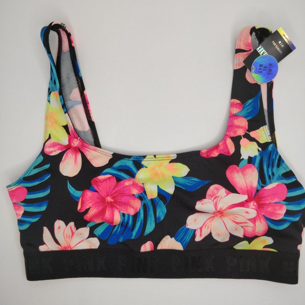 NWT Pink Gym to Swim Sports Bra Size M - Picture 2 of 5